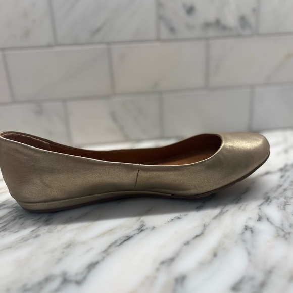 American Rag Ellie Gold Metallic Ballet Flats, Created for Macy's Women's Shoes - Picture 4 of 11